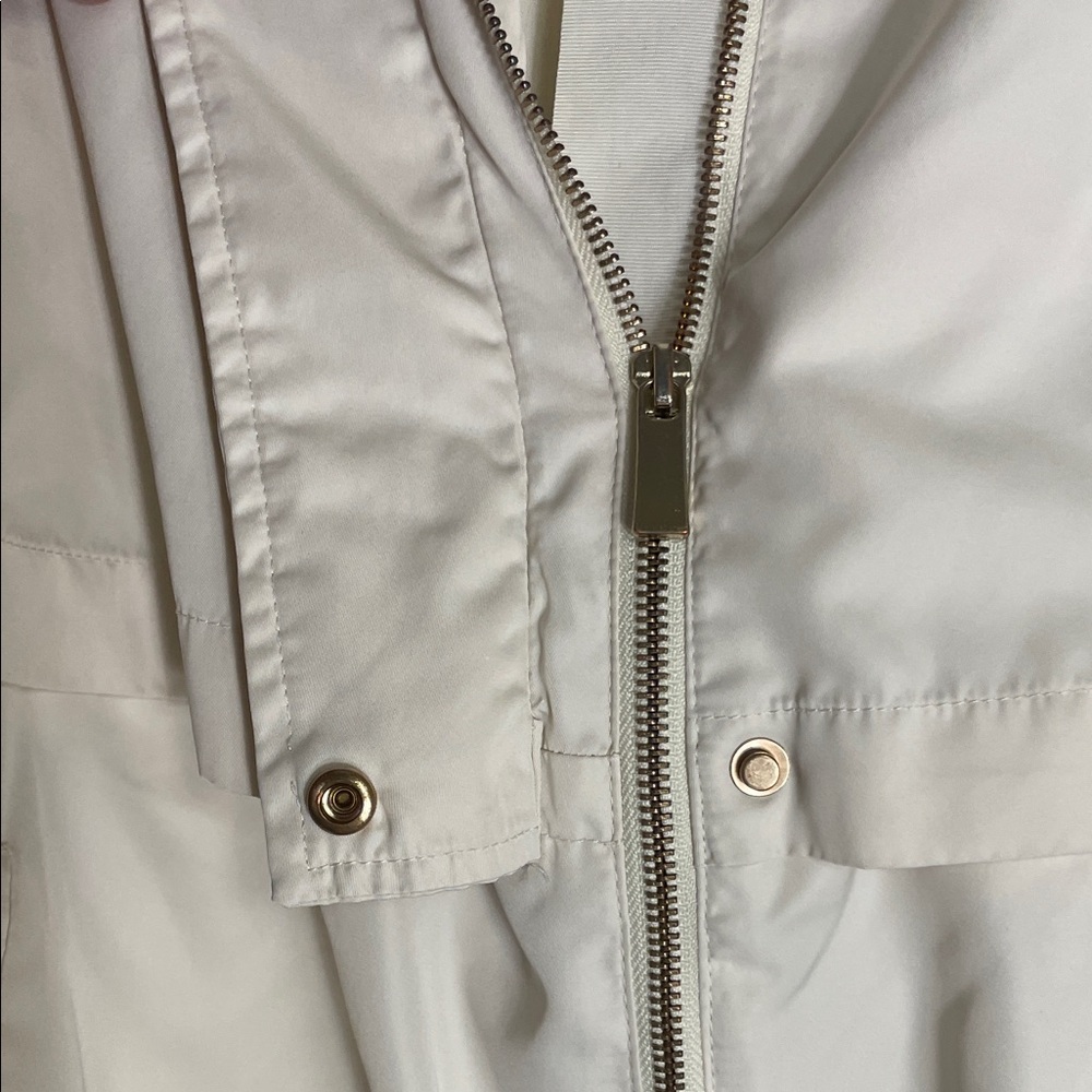 Zara Basic High Neck Rain Jacket With Packable Ho… - image 7